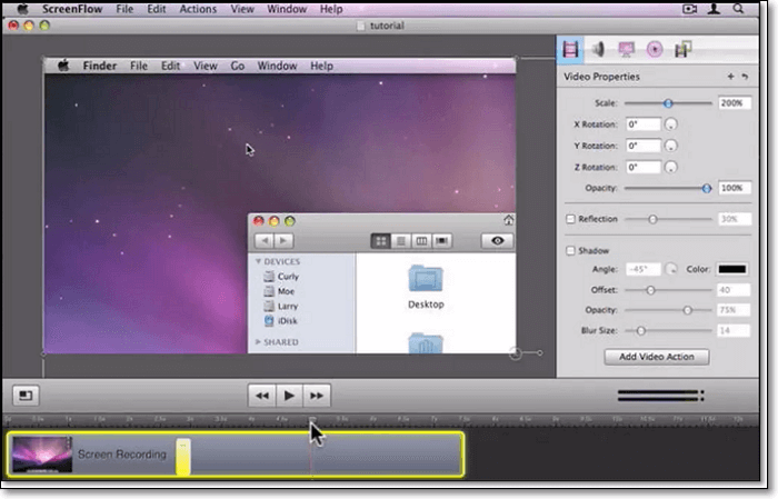 gratis Bandicam-alternatieven - Screenflow
