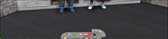 gebruik de sim4-bedieningsbalk om een screenshot te maken