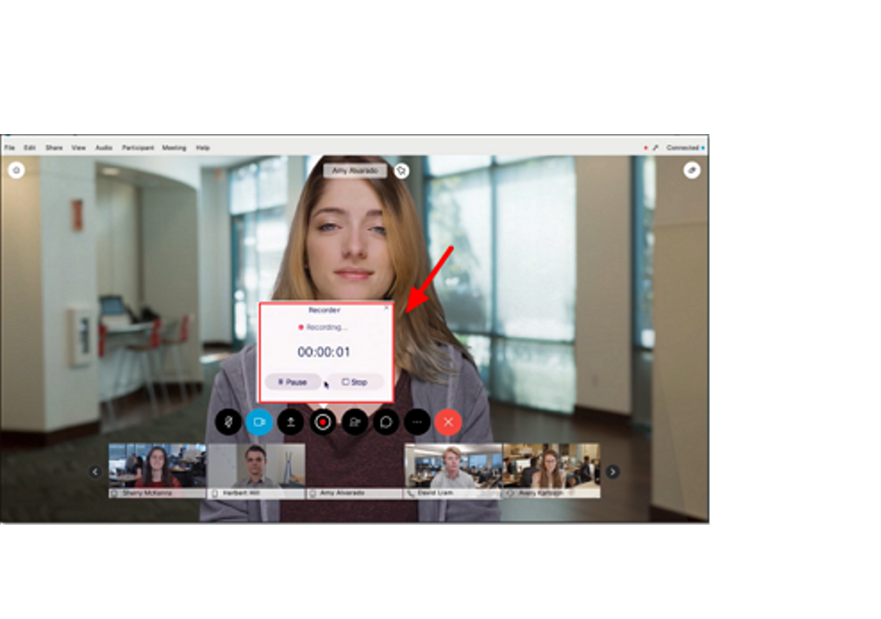 Webex-vergadering opnemen met desktop-app