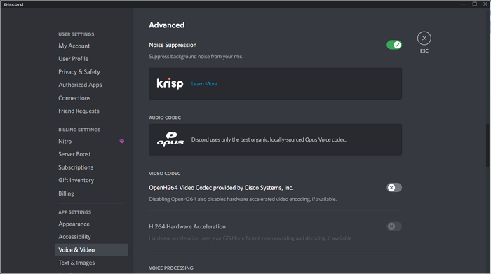 instellingen aanpassen