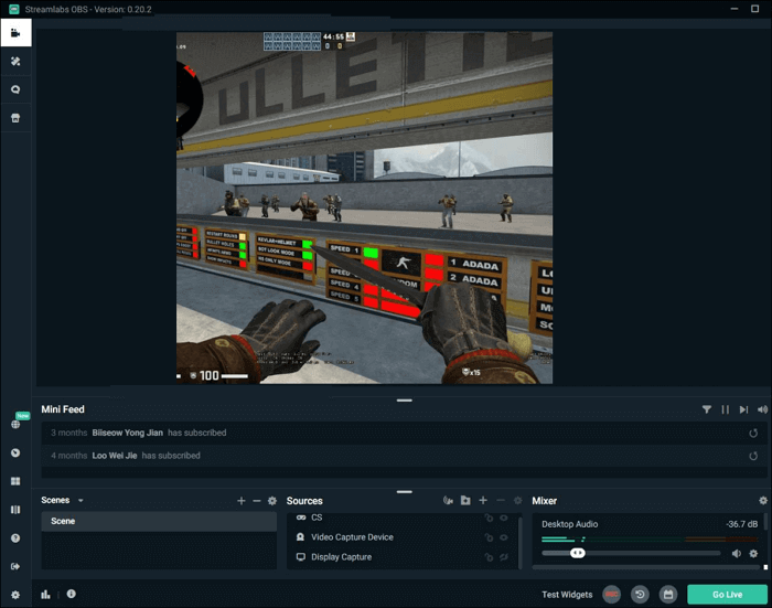 start streamlabs