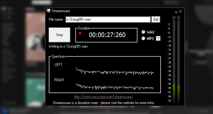 StreamSour Geluidsrecorder