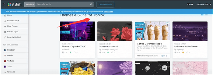 stijlvol voor roblox aangepast thema