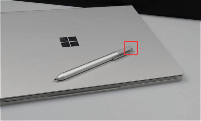Momentopname op Surface met Surface-pen