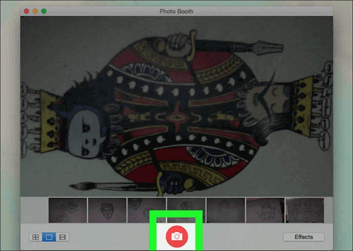 maak foto's met de photobooth