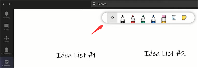whiteboard voor microsoft teams