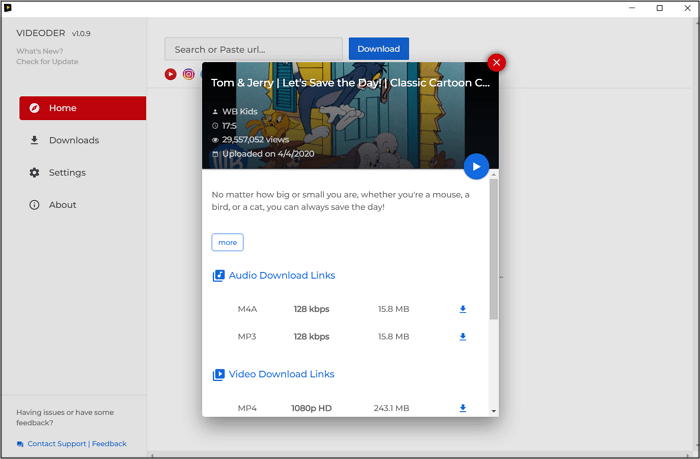 Videoder 1080P-downloader
