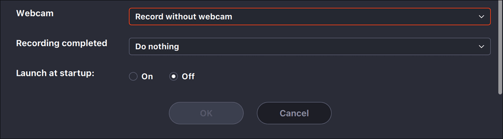 opnametaak aanpassen 2