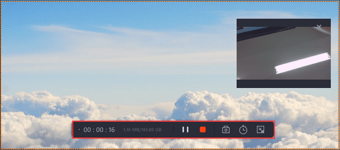 Scherm- en webcamopname stoppen