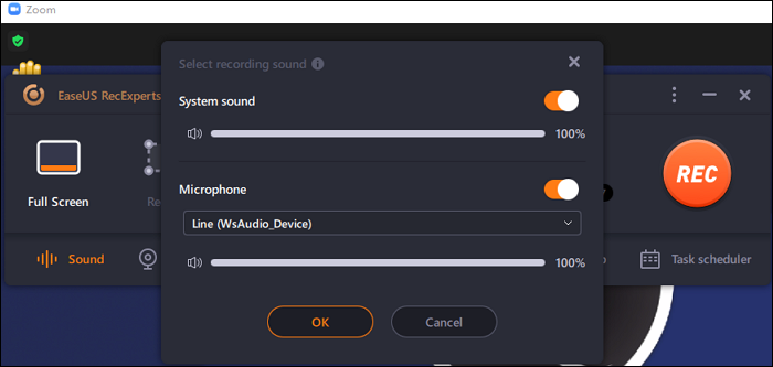 pas de audio aan voor zoomvergadering