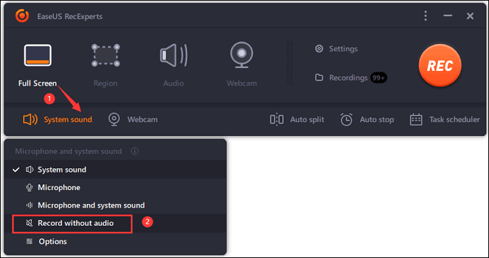 audiobron instellen