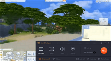 live streaming beeld met recorder