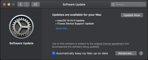 hoe macos automatische updates te stoppen