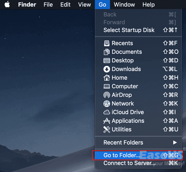 Map openen om de map AutoSave te vinden