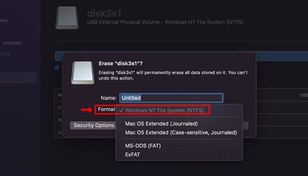 selecteer een bestandssysteem op basis van uw uitrusting