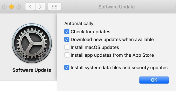 software-update macos