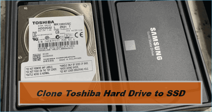 Volledige Toshiba harde schijf snel naar SSD - EaseUS