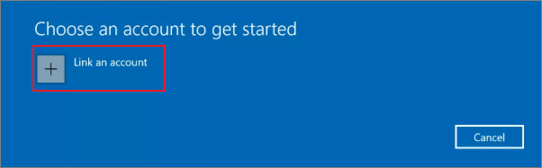 een account koppelen