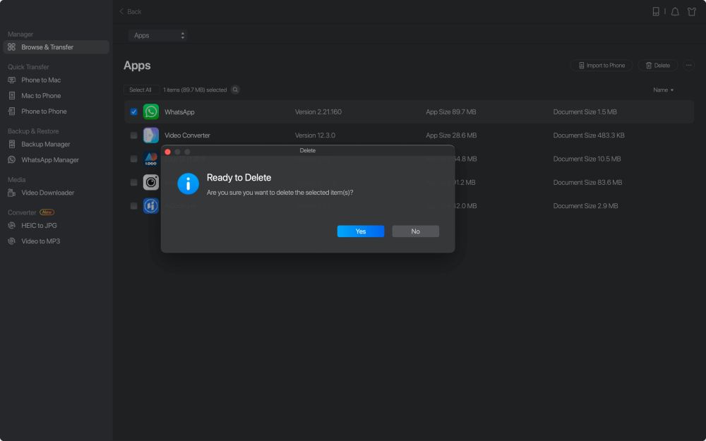 Hoe apps op iPhone te verwijderen - Stap 2