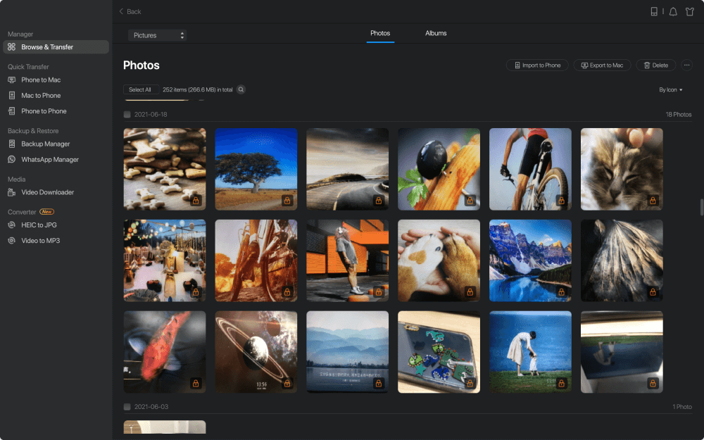 Hoe fotoalbums over te zetten van iPad naar Mac - Stap 3