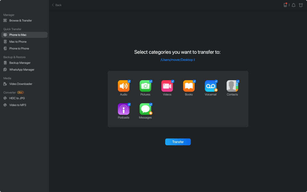 Breng foto's over van iPhone naar computer - Stap 2
