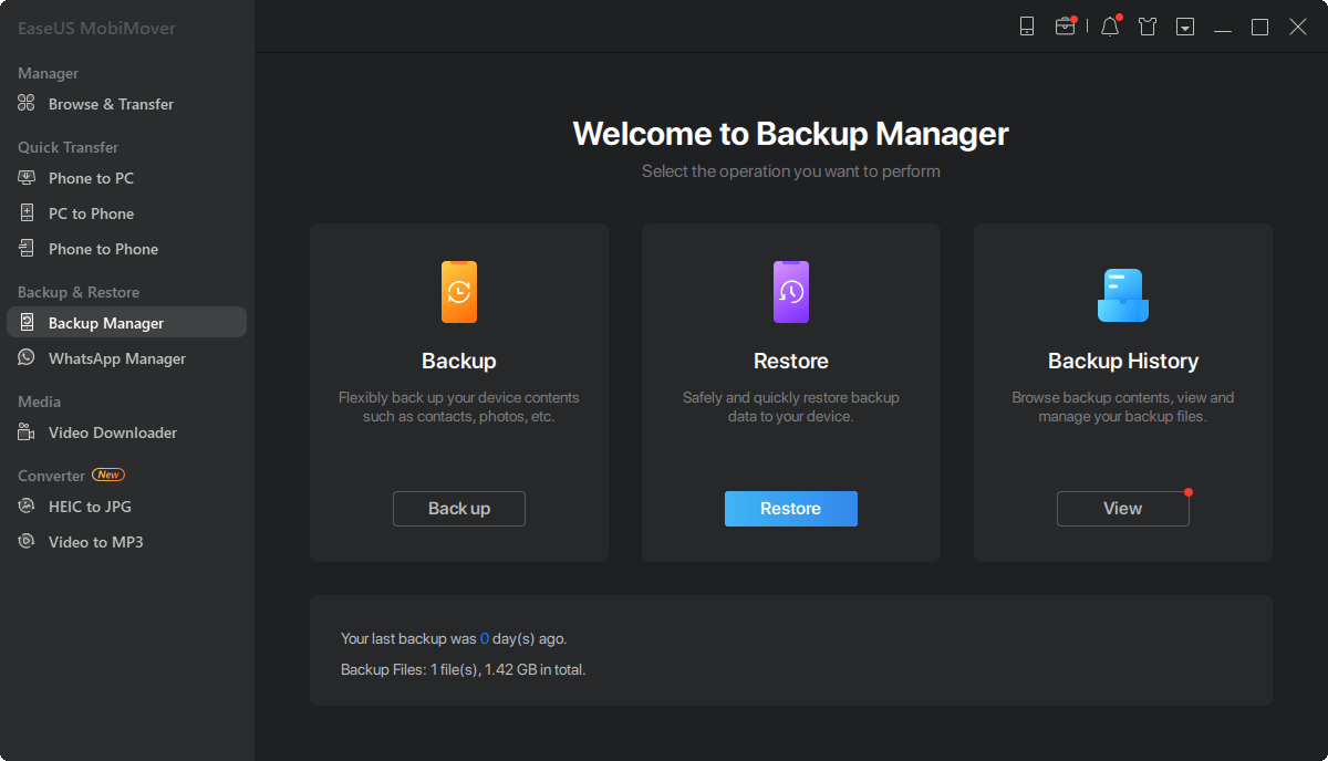 hoe de iPhone te herstellen - stap 1