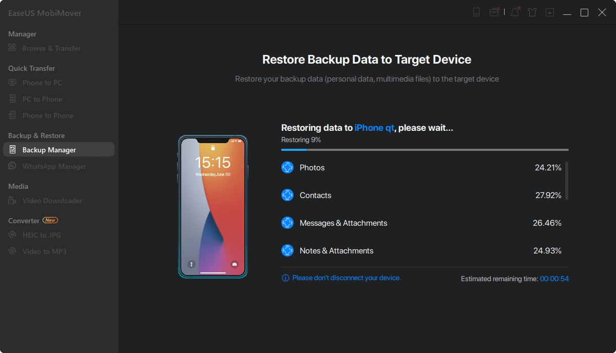 iPhone herstellen - stap 3
