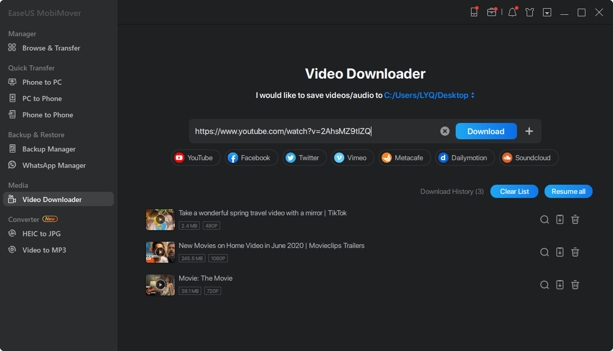 Gratis Instant YouTube Downloader-3