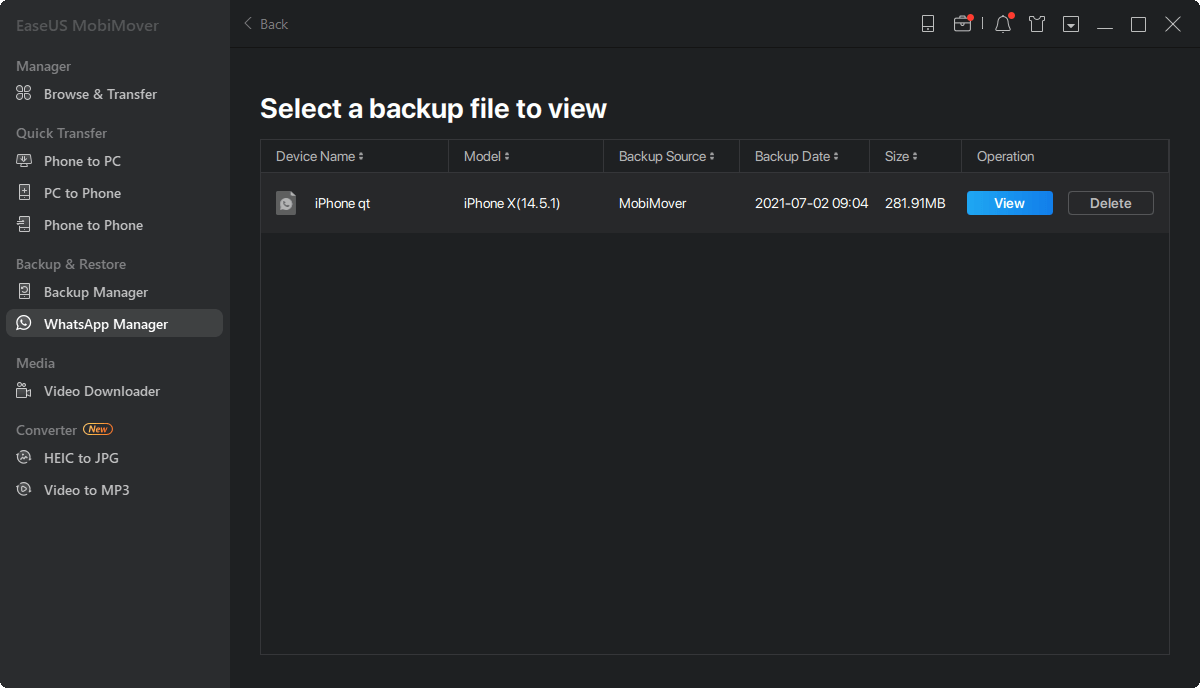 WhatsApp-berichten bekijken