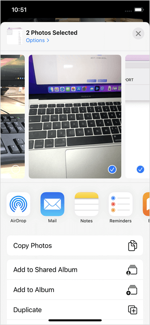 Hoe foto's naar een bestaand album op de iPhone te verplaatsen