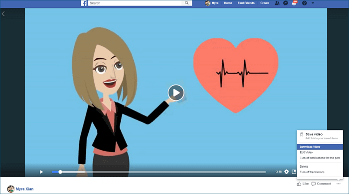 Hoe een Facebook-video rechtstreeks op Facebook op te slaan