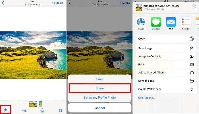 Deel WhatsApp-mediabestanden