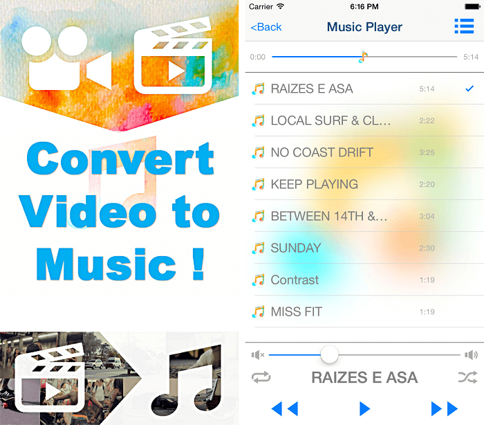 Video 2 Muziek Audio Converter