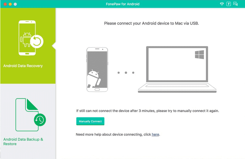 Android-app voor gegevensherstel