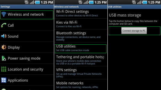 massaopslag inschakelen op Android-apparaat