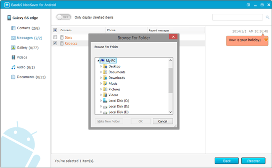 Gegevens herstellen van Android-telefoon -3