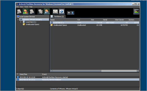 beste partitieherstelsoftware - Active@ Partition Recovery