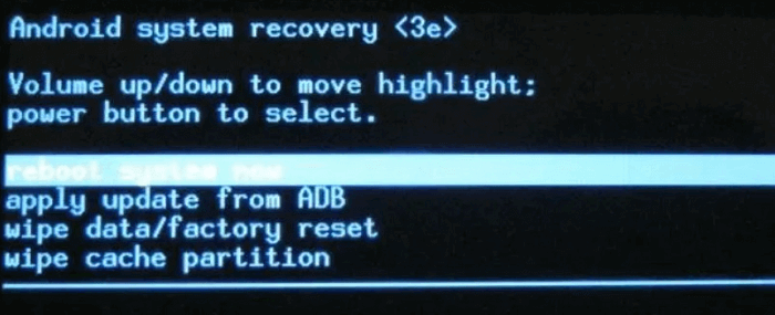 Android-herstelsysteem