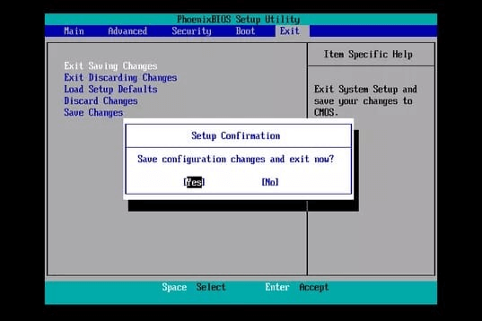 BIOS setup-hulpprogramma