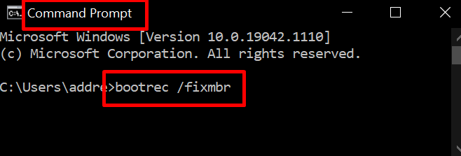 Voer de reparatie opdracht in