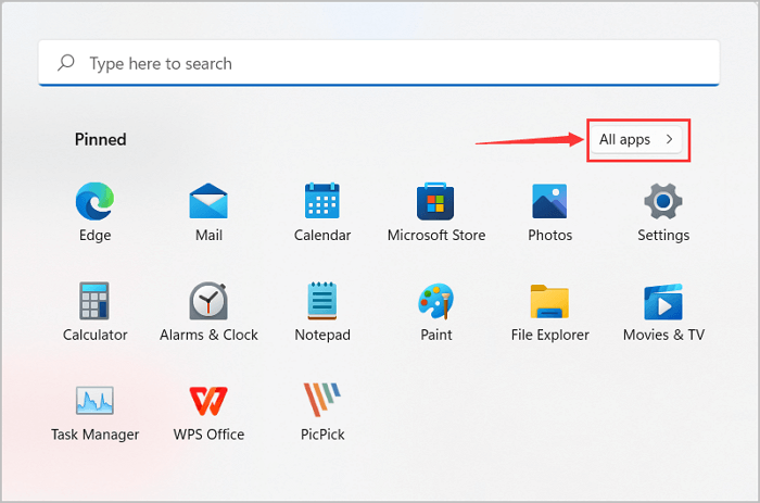 controleer alle apps