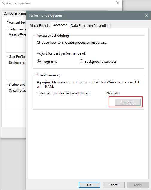 Virtueel geheugen verhogen -2