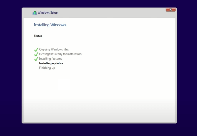 Voltooi de installatie van Windows 11