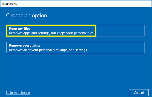 bewaar mijn bestanden