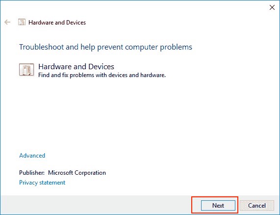 problemen met hardware en apparaten oplossen