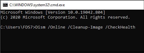 checkhealth commando