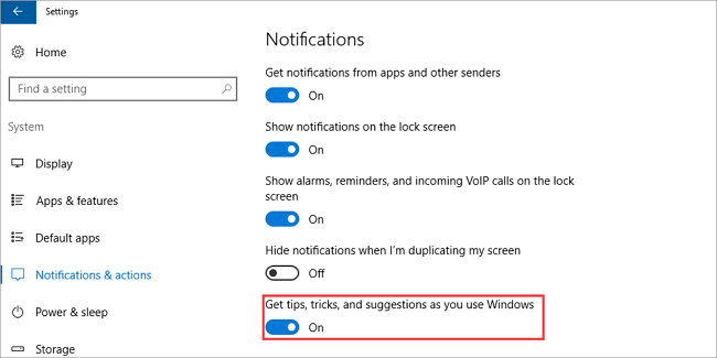 sluit Windows-tips af om Windows 10 te versnellen
