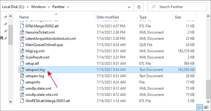 setupact.log-bestand