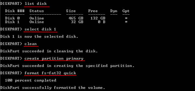 opstartbare USB ongedaan maken