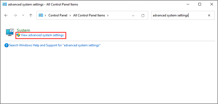 bekijk geavanceerde systeem instellingen windows 11